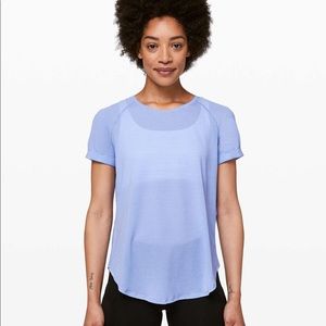 Lululemon Open Up Tie Back Tee